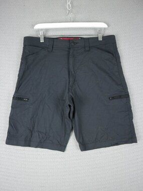 Wrangler All Terrain Cargo Shorts Outdoors Black 34W